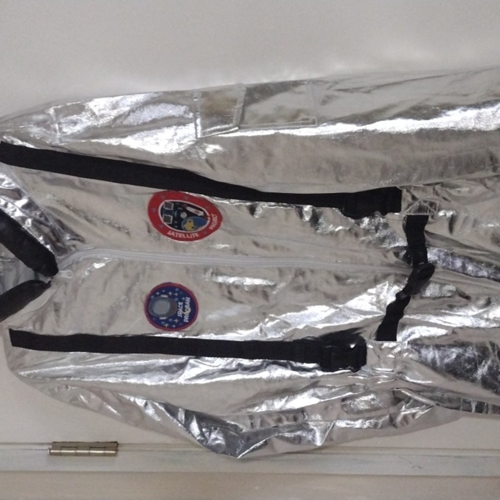 Astronaut Space metallic silver Halloween costume unisex